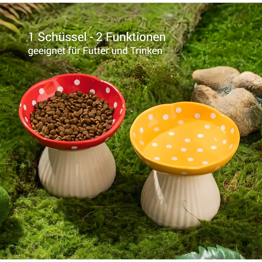 Einzigartige Keramikbowl in Pilzform – Praktisch & Dekorativ - CatsGalaxy