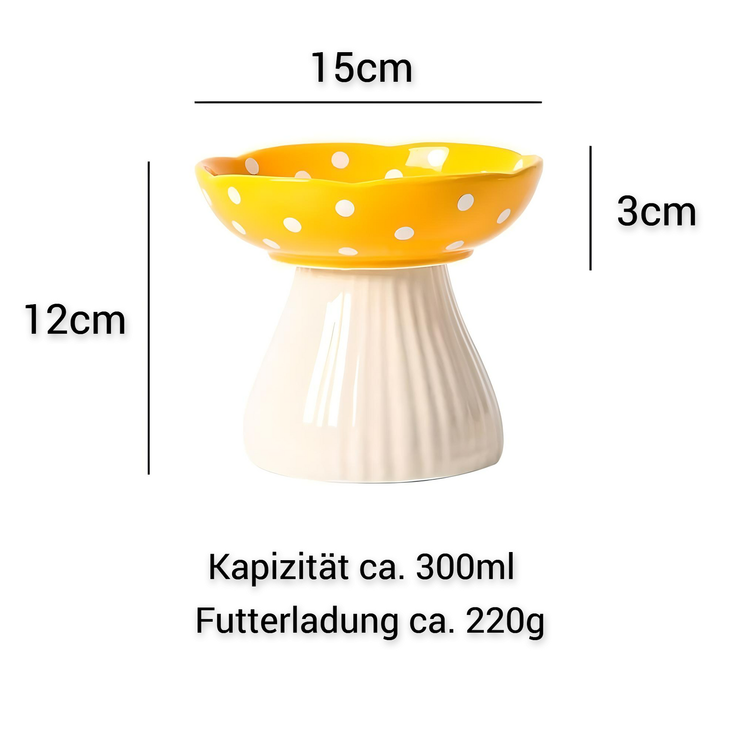 Einzigartige Keramikbowl in Pilzform – Praktisch & Dekorativ - CatsGalaxy