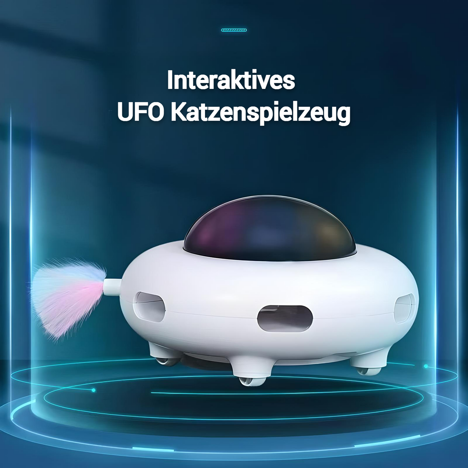 CatsGalaxy UFO Interaktives Katzenspielzeug - CatsGalaxy