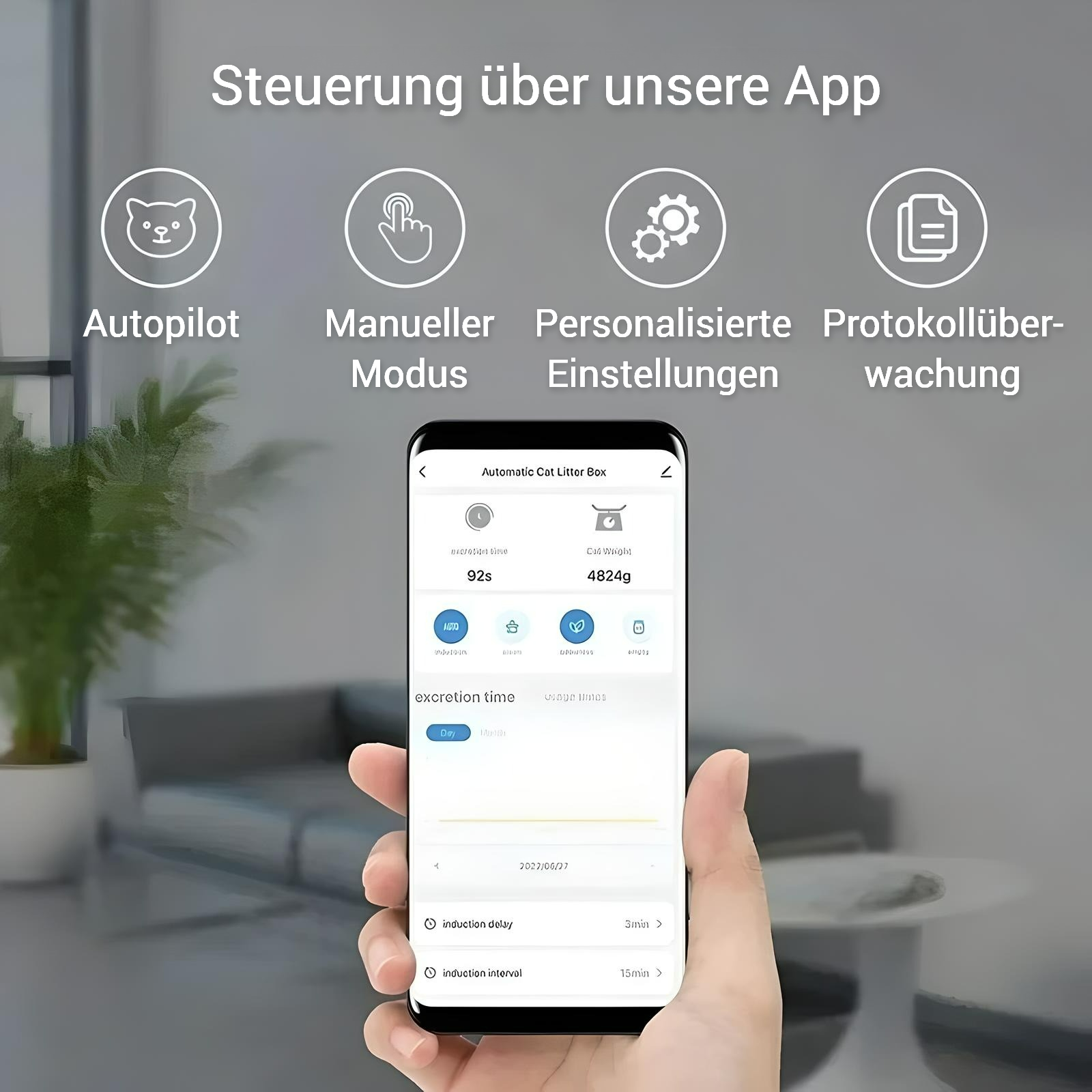 Smartes, selbstreinigendes Katzenklo – Leise, sicher und per App steuerbar - CatsGalaxy