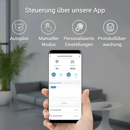 Smartes, selbstreinigendes Katzenklo – Leise, sicher und per App steuerbar - CatsGalaxy