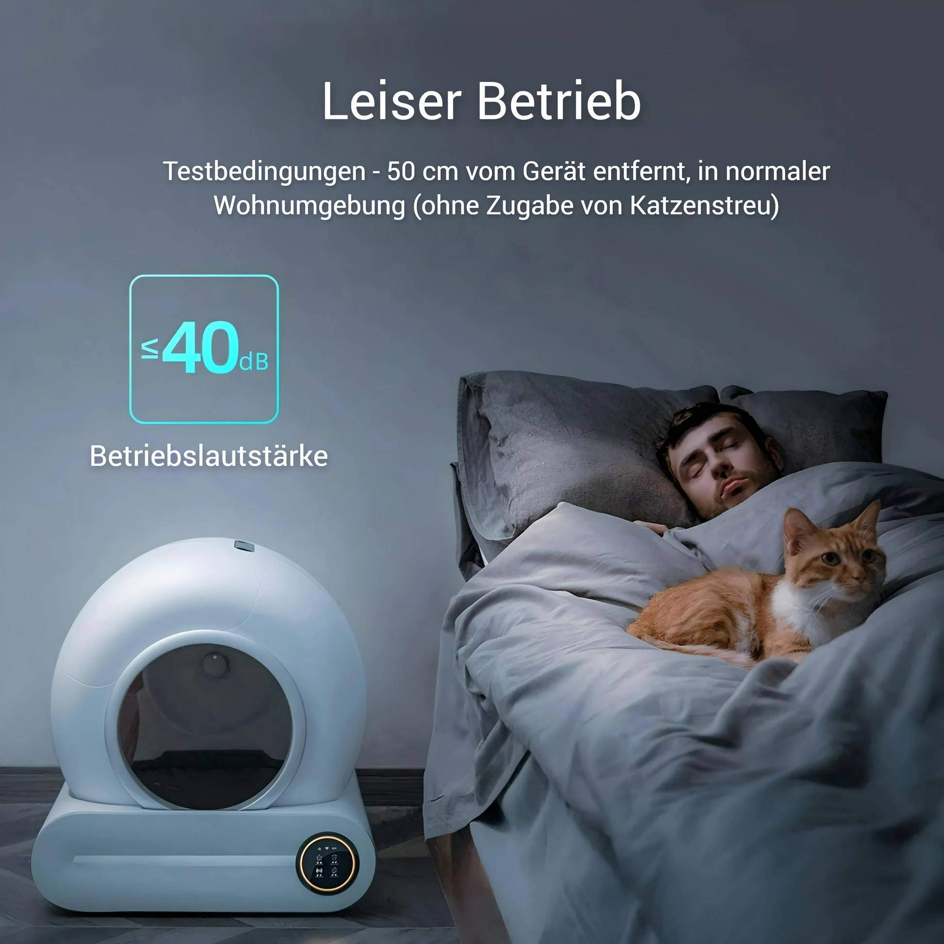 Smartes, selbstreinigendes Katzenklo – Leise, sicher und per App steuerbar - CatsGalaxy