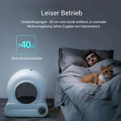 Smartes, selbstreinigendes Katzenklo – Leise, sicher und per App steuerbar - CatsGalaxy