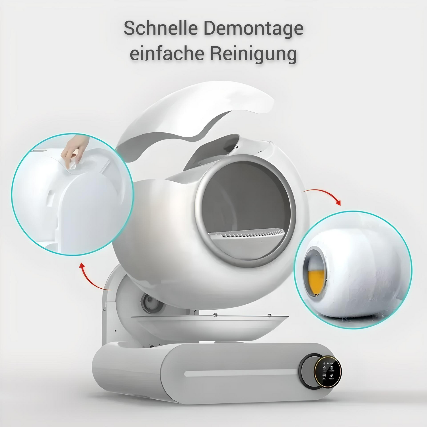 Smartes, selbstreinigendes Katzenklo – Leise, sicher und per App steuerbar - CatsGalaxy