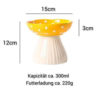 Einzigartige Keramikbowl in Pilzform – Praktisch & Dekorativ - CatsGalaxy