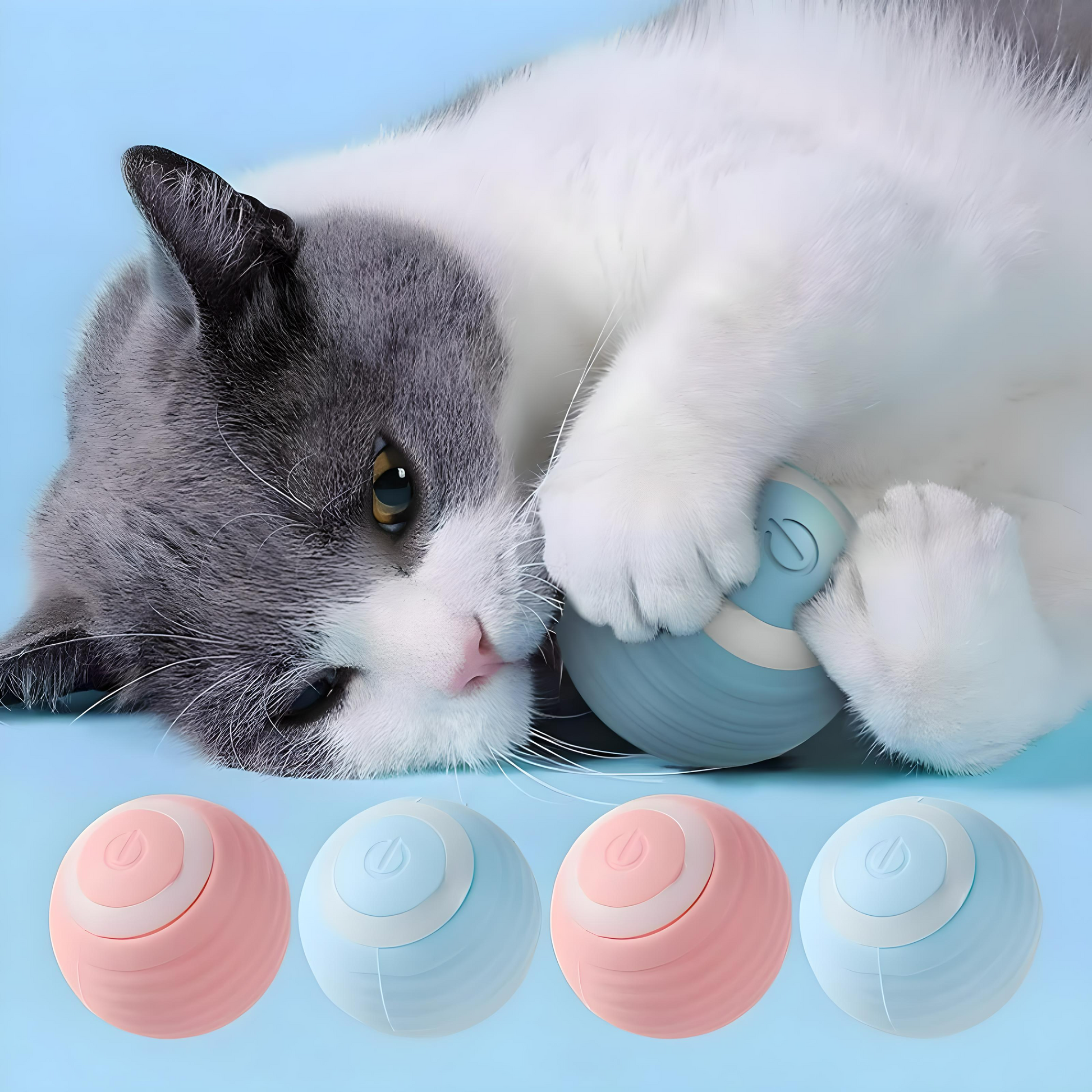 Smart Rollball für Katzen – Interaktiver Spielspaß - CatsGalaxy