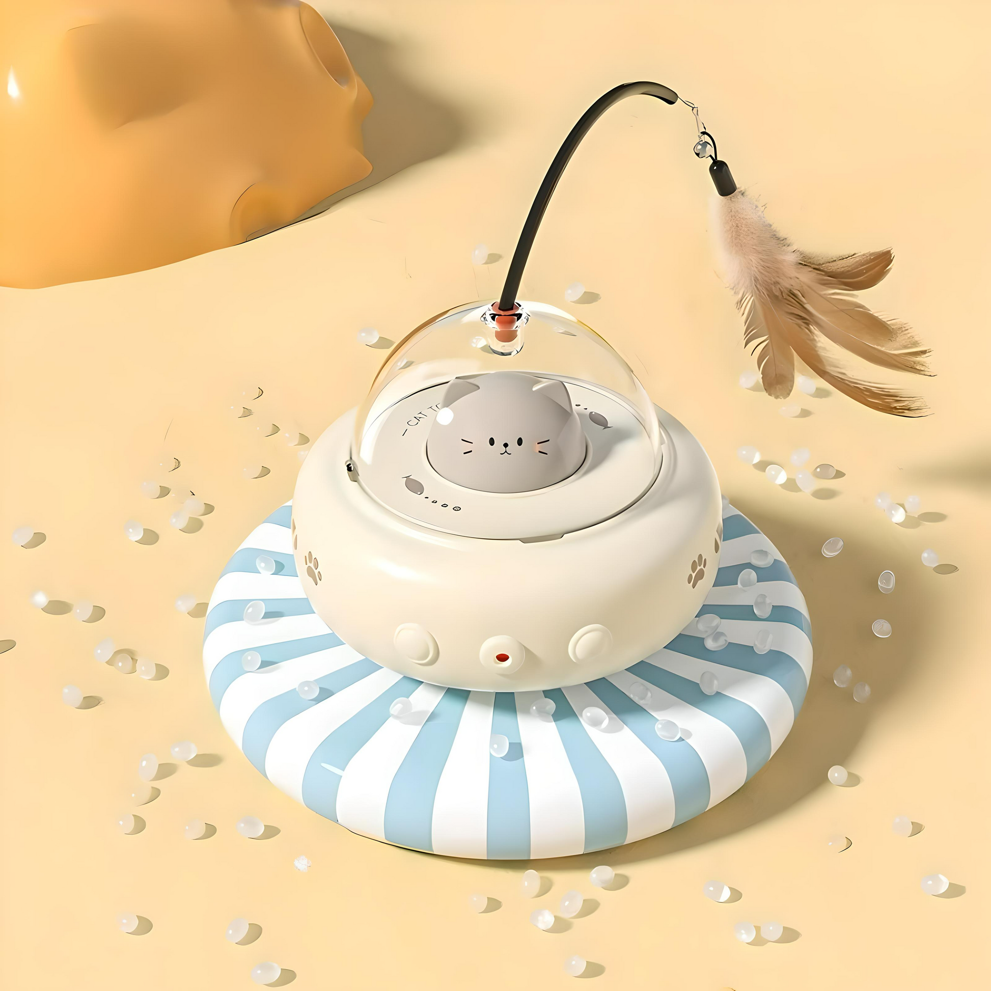 CatsGalaxy UFO 360° Laser Katzenspielzeug - CatsGalaxy