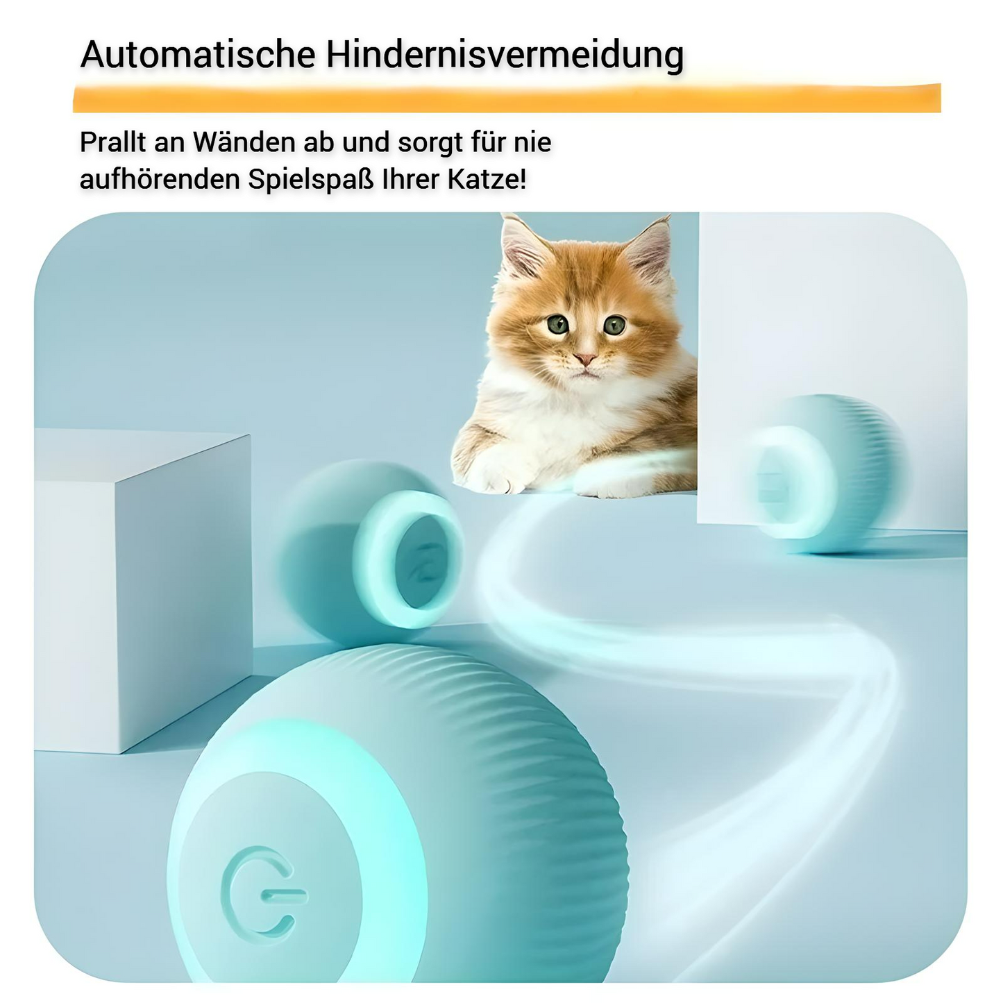 Smart Rollball für Katzen – Interaktiver Spielspaß - CatsGalaxy