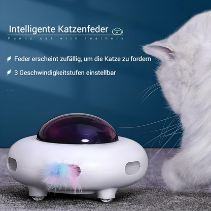 CatsGalaxy UFO Interaktives Katzenspielzeug - CatsGalaxy