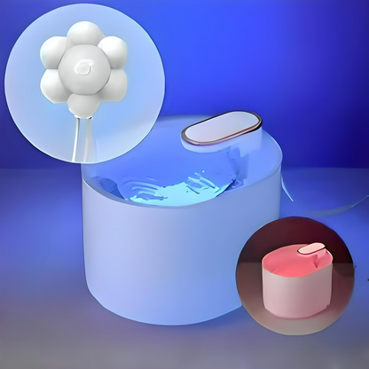 Leiser Premium-Wasserspender mit LED-Anzeige - CatsGalaxy
