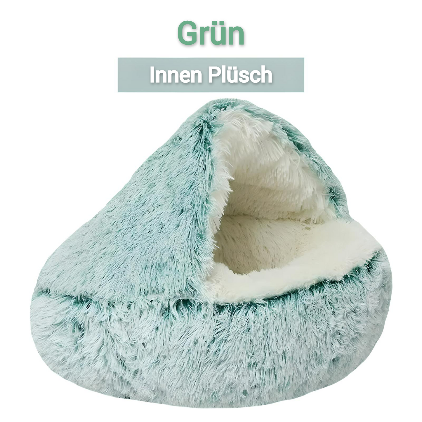 Winter Plüschbett für Katzen – Kuschelig, Stilvoll & Zeitlos - CatsGalaxy
