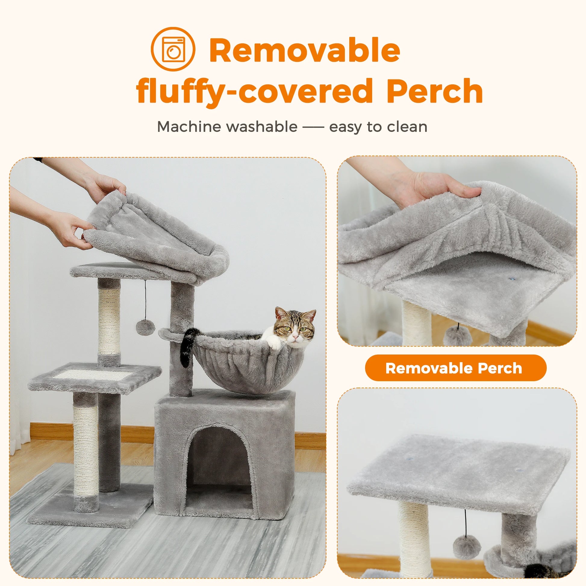 Flexibler Kratzbaum für kleine Katzen – Vielseitig, gemütlich & spielerisch! - CatsGalaxy